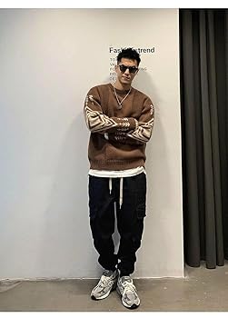 最終値下げ！希少！ネイティブアメリカン柄カウチンセーター 入手困難】ADIDAS ニット カウチンセーター M 総柄 極希少品 総